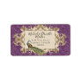 Address Labels - Purple Vintage Peacock & Etchings Address Labels - Purple Vintage Peacock & Etchings
