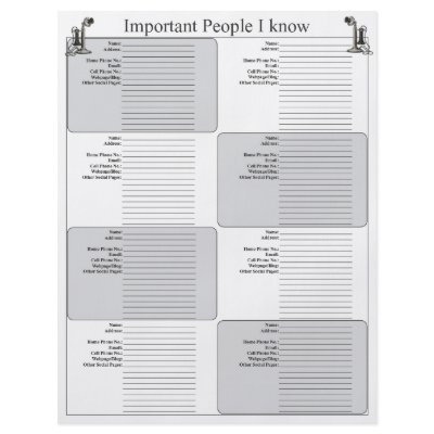 Address Page Flyers by Lynnes_creations