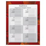 Address Page Letterhead Template
