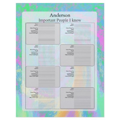 Address Page, Pastel Design Letterhead Design by Lynnes_creations