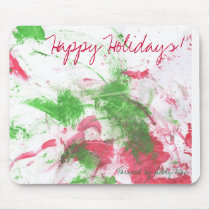 Addy Holiday Art - Happy Holidays! Mouse Pad mousepads