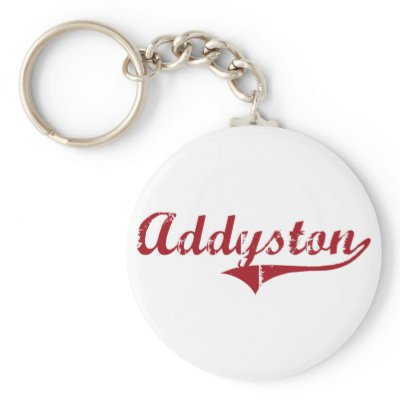 Addyston Ohio Classic Design Key Chains by cityshirt