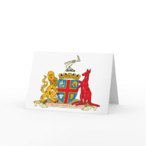 Adelaide Coat of Arms Greeting Card cards