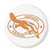 Adelaide Stamp Magnet