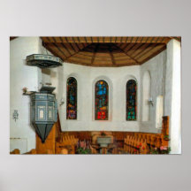 Adelboden village church posters