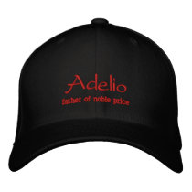 Adelio Name Cap / Hat embroidered hats