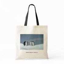 Adelite penguins, Antarctica Canvas Bag