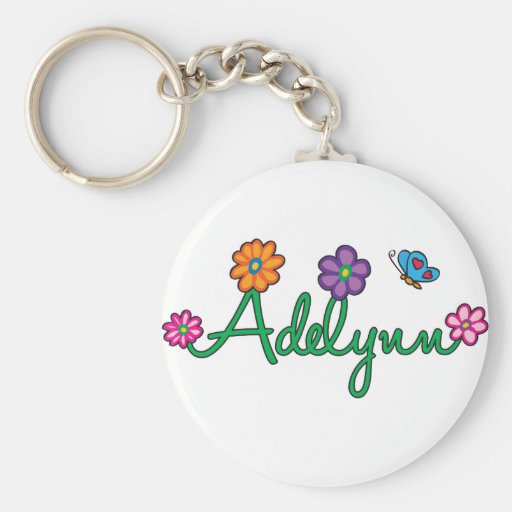 Adelynn Flower and Butterfly Keychains