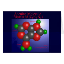 Adenine Molecule (card) by Derethman Adenine Molecule (card)