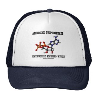 Adenosine Triphosphate Continuously Recycled (ATP) Trucker Hats