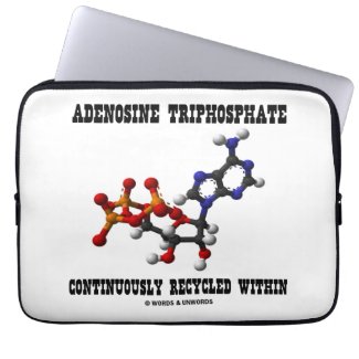 Adenosine Triphosphate Continuously Recycled (ATP) Computer Sleeve