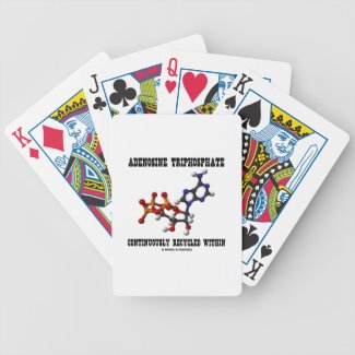 Adenosine Triphosphate Continuously Recycled (ATP) Bicycle Playing Cards