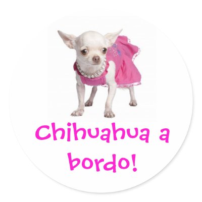 Adesivo - Chihuahua a bordo! Sticker by SofiaPet