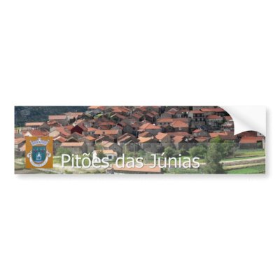 Adesivo Pitões das Júnias Bumper Stickers by adfaltz