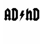ADHD Black T-shirts
