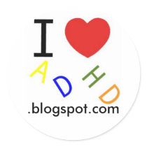 ADHD, .blogspot.com stickers