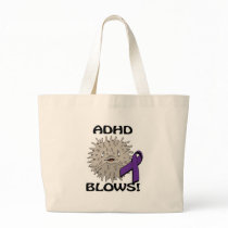 ADHD Blows Awareness Design Canvas Bag