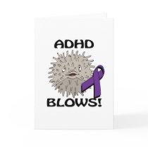 ADHD Blows Awareness Design Greeting Cards
