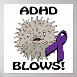 ADHD Blows Awareness Design Posters