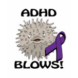 ADHD Blows Awareness Design t-shirts