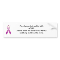 ADHD Bumper Sticker