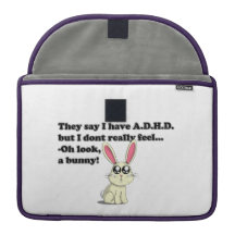 ADHD bunny MacBook Pro Sleeve