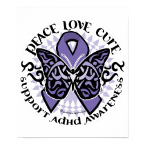 ADHD Butterfly Tribal 2 posters