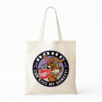 ADHD Can Kiss My Donkey Tote Bags