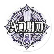 ADHD Celtic Cross stickers