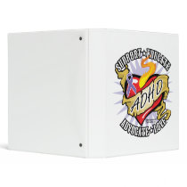 ADHD Classic Heart binders by fightcancertees ADHD Classic Heart binders