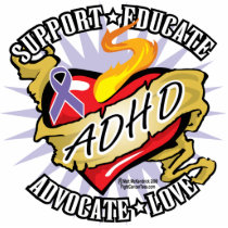 ADHD Classic Heart Photo Cutout