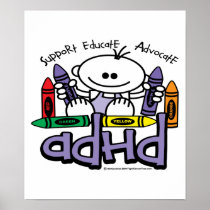 ADHD CRAYONS POSTER