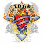 ADHD Cross &amp; Heart Photo Cut Out