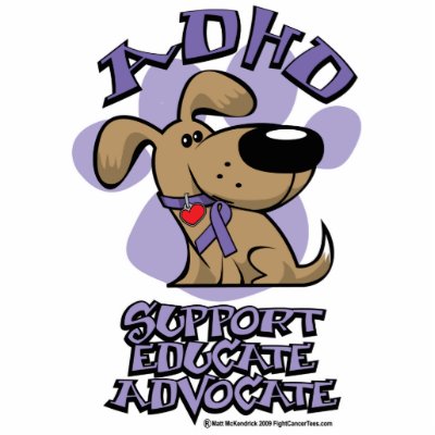 ADHD Dog Photo Sculptures by fightcancertees