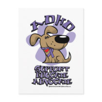 ADHD Dog postcards by fightcancertees ADHD Dog postcards