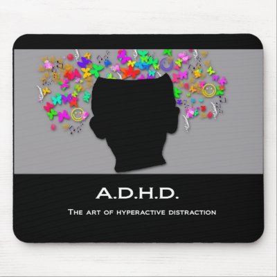 adhd_edited-1 mouse pads by MDossat