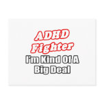 ADHD Fighter...Big Deal Postcards