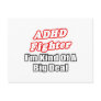 ADHD Fighter...Big Deal Postcards