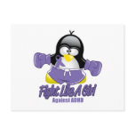 ADHD Fighting Penguin Postcards