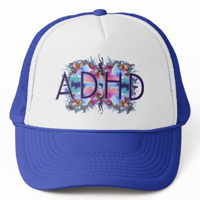 ADHD TRUCKER HATS by CrazyClara
