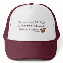 ADHD Humor hats by ironydesign ADHD Humor hats