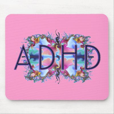 ADHD Logo Mousepad by themousepad
