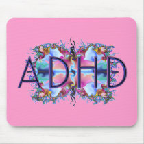 ADHD Logo Mousepad by themousepad ADHD Logo Mousepad