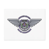 ADHD Medal postcards by fightcancertees ADHD Medal postcards