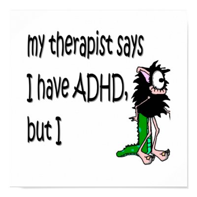 ADHD PRINT by Poetshaz