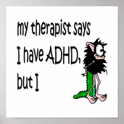 ADHD PRINT by Poetshaz