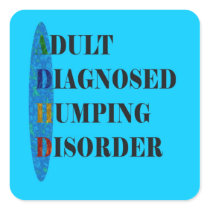 ADHD SQUARE STICKER