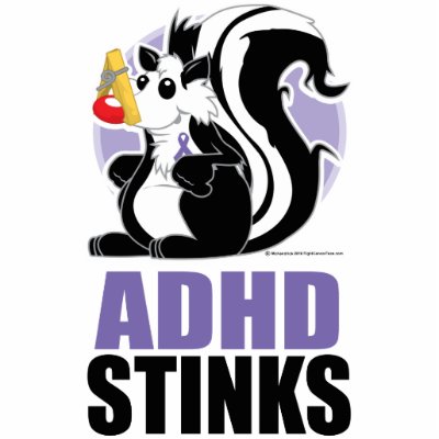ADHD Stinks Photo Cut Out by fightcancertees