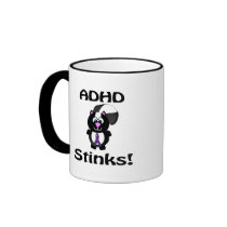ADHD  Stinks Skunk Awareness Design Coffee Mug