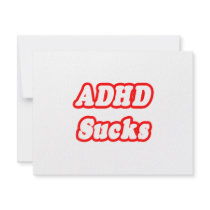 ADHD Sucks Custom Invitation